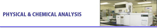 Physical & ChemicalAnalysis